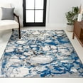 thumbnail image 1 of JONATHAN Y CONTEMPORARY POP 4 x 6 Area Rug, Pebble Marbled Abstract - Dark Gray/Blue, CTP113A-4, 1 of 9