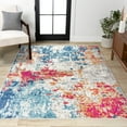 thumbnail image 1 of JONATHAN Y CONTEMPORARY POP 4 x 6 Area Rug, Sunset Abstract - Blue/Multi, CTP114A-4, 1 of 10