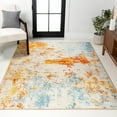 thumbnail image 1 of JONATHAN Y CONTEMPORARY POP 4 x 6 Area Rug, Sunset Abstract - Orange/Multi, CTP114B-4, 1 of 10