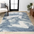 thumbnail image 1 of JONATHAN Y CONTEMPORARY POP 8 x 10 Area Rug, Petalo Abstract Two-Tone - Blue/Cream, CTP200B-8, 1 of 2