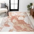 thumbnail image 1 of JONATHAN Y CONTEMPORARY POP 5 x 8 Area Rug, Marmo Abstract Marbled - Orange/Cream, CTP201A-5, 1 of 10