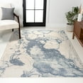 thumbnail image 1 of JONATHAN Y CONTEMPORARY POP 5 x 8 Area Rug, Marmo Abstract Marbled - Blue/Cream, CTP201B-5, 1 of 3