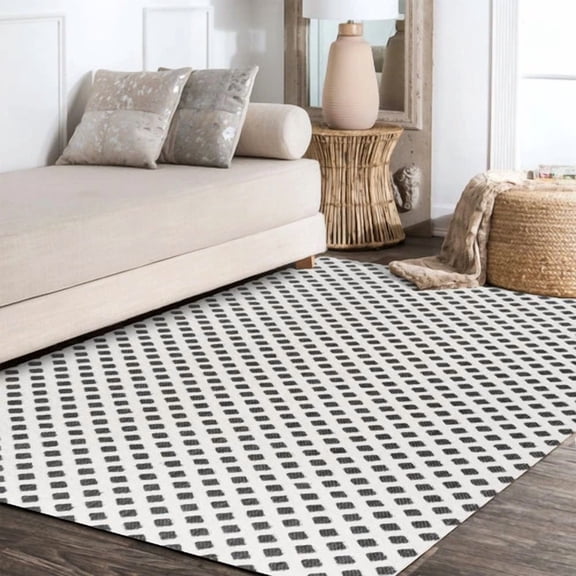 JONATHAN Y Citta High-Low Pile Mini-Diamond Trellis Indoor/Outdoor Area Rug