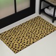 thumbnail image 1 of JONATHAN Y CocoHarbor Greet 2 x 3 Mat, Peater Classic Casual Commerical Natural Coir - Natural/Black Dot, NRF106A-23, 1 of 4