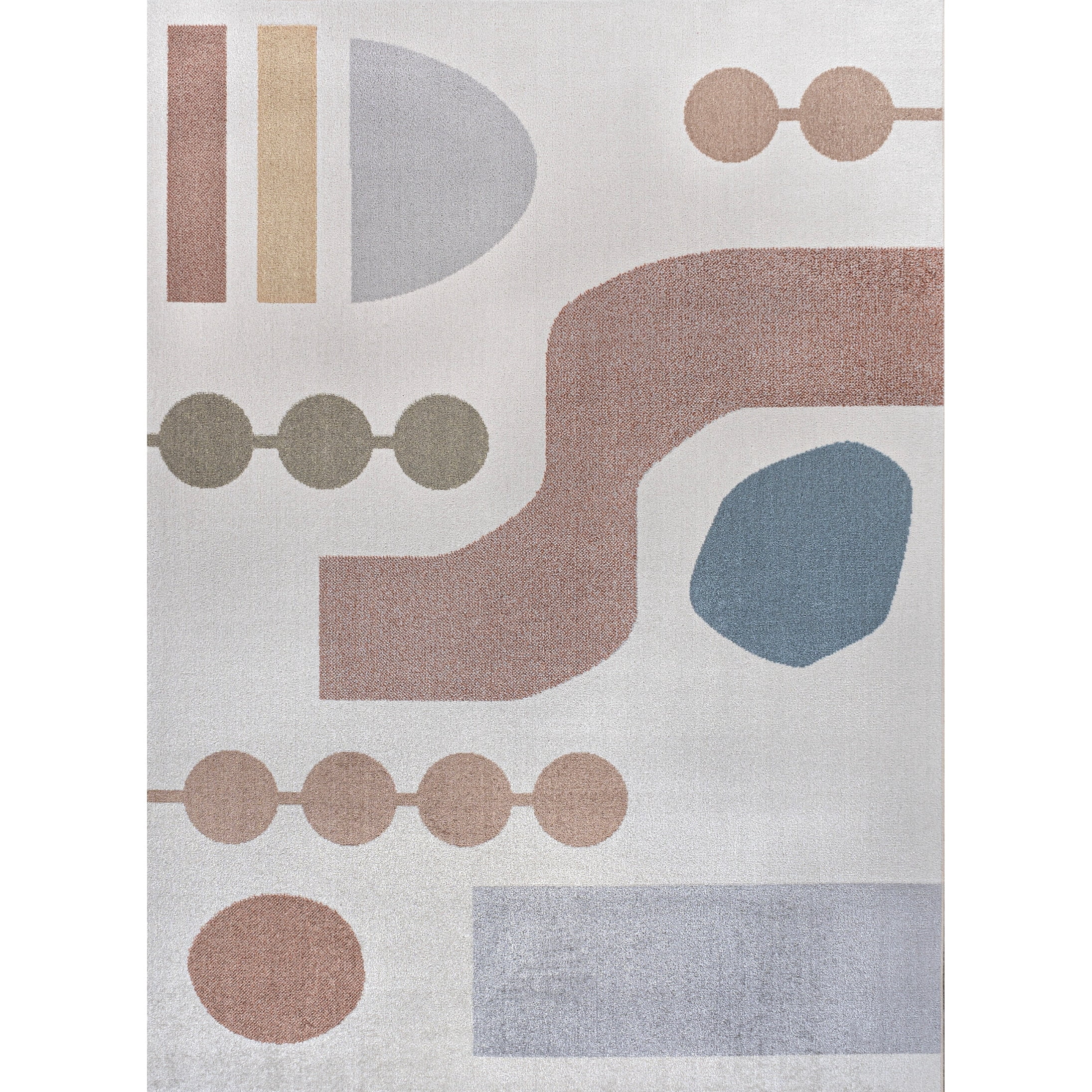 JONATHAN Y Doodle Abstract Coastal Kids & Novelty Machine-Washable ...