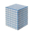 thumbnail image 1 of JONATHAN Y END2000B Callista 18" Modern Bohemian Ceramic Tiled Rectangle End Table, White/Blue, 1 of 5