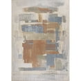 thumbnail image 1 of JONATHAN Y  Gingham Abstract Coastal Watercolor Machine-Washable Cream/Multi Area Rug 4 X 6, 1 of 4