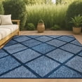 thumbnail image 1 of JONATHAN Y IBIZA 8 x 10 Area Rug, Salines Diamond Trellis - Navy, IBZ101B-8, 1 of 9