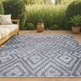 thumbnail image 1 of JONATHAN Y IBIZA 3 x 5 Area Rug, Balansat Moroccan Diamond - Dark Gray, IBZ100A-3, 1 of 10