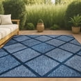 thumbnail image 1 of JONATHAN Y IBIZA 8 x 10 Area Rug, Salines Diamond Trellis - Navy, IBZ101B-8, 1 of 9