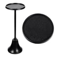 thumbnail image 1 of JONATHAN Y Irida 24" Art Deco Designer Pedestal Drink Table and Decorative End Table with Hammered Round Top and Bell Base, Antique Black, END4007C, 1 of 5