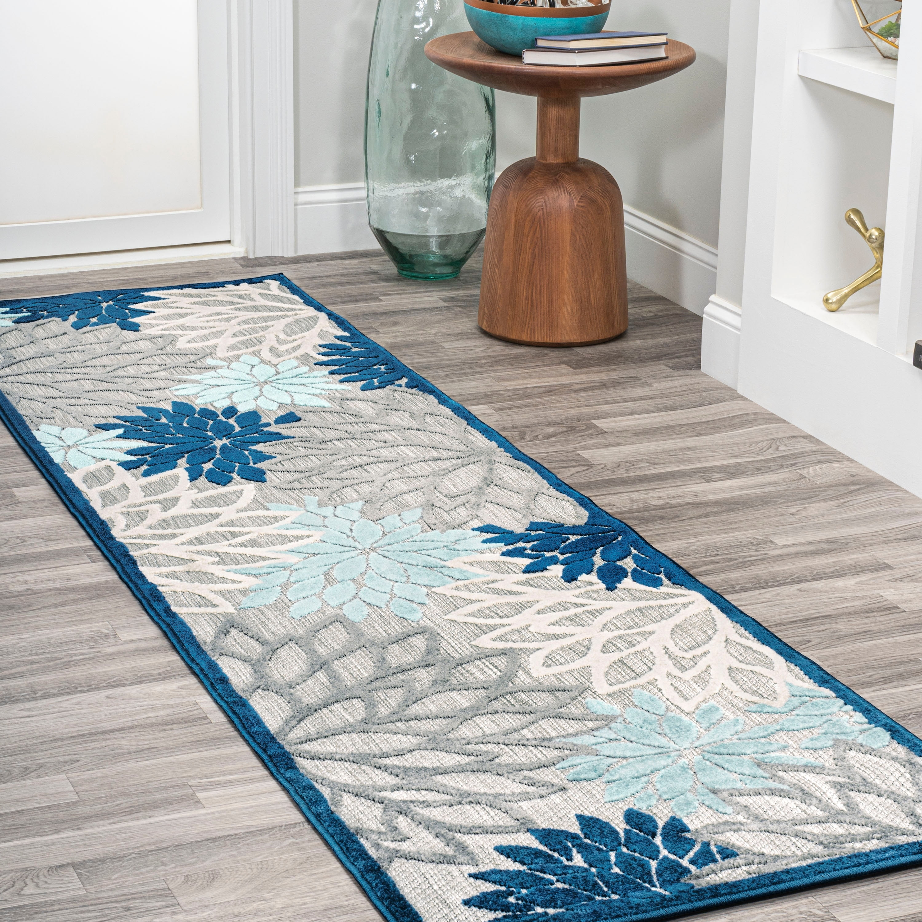 JONATHAN Y JONATHAN Y Atrani Floral Indoor/Outdoor Area Rug 2 X 8 ...