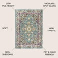 thumbnail image 1 of JONATHAN Y JONATHAN  Y Audrey Geometric Medallion Area Rug 3 X 5 - Blue/Multi, 1 of 5