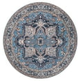 thumbnail image 1 of JONATHAN Y JONATHAN  Y Cirali Ornate Large Medallion Machine Washable Area Rug Blue/Beige 6' Round 6' Round Round, 1 of 5