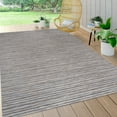 thumbnail image 1 of JONATHAN Y JONATHAN  Y Finn Modern Farmhouse Pinstripe Area Rug 3 X 5 - Dary Gray/Blue, 1 of 5
