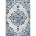 thumbnail image 1 of JONATHAN Y JONATHAN  Y Rosalia Ornate Medallion Modern Area Rug 5 X 8 - Light Blue/Ivory, 1 of 5
