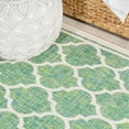 thumbnail image 1 of JONATHAN Y  Zinnia Textured Weave Indoor/Outdoor Area Rug 2 X 8 - Cream/Green, 1 of 4