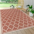 thumbnail image 1 of JONATHAN Y  Zinnia Textured Weave Indoor/Outdoor Area Rug 4 X 6 - Red/Beige, 1 of 5