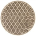 thumbnail image 1 of JONATHAN Y  Zinnia Textured Weave Indoor/Outdoor Area Rug 8' Round - Brown/Beige, 1 of 5