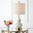 thumbnail image 1 of JONATHAN Y Anya 20.5" Mini Glass LED Table Lamp, Black/White, JYL1028D, 1 of 9