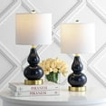thumbnail image 1 of JONATHAN Y Anya 20.5" Mini Glass Table Lamp, Navy (Set of 2), JYL1028F-SET2, 1 of 4