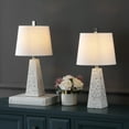 thumbnail image 1 of JONATHAN Y Owen 20.5" Contemporary Resin LED Table Lamp, White Terrazzo (Set of 2), JYL1037B-SET2, 1 of 7
