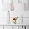 thumbnail image 1 of JONATHAN Y Noelle 28.5" Seashell LED Table Lamp, White (Set of 2), JYL1053A-SET2, 1 of 6
