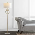 thumbnail image 1 of JONATHAN Y Haines 60" Modern Circle Marble/Metal LED Floor Lamp, Gold, JYL1097A, 1 of 8