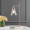 thumbnail image 1 of JONATHAN Y Lorena 22.25" Modern Glam Metal/Marble LED Table Lamp, Copper, JYL1100A, 1 of 7