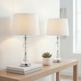 thumbnail image 1 of JONATHAN Y Reid 25.5" Crystal LED Table Lamp, Clear/Chrome (Set of 2), JYL2041A-SET2, 1 of 4