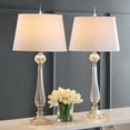 thumbnail image 1 of JONATHAN Y Chloe 32.5" Glass LED Table Lamp, Champagne (Set of 2), JYL2067A-SET2, 1 of 7