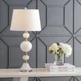 thumbnail image 1 of JONATHAN Y Maddie 30" Glass/Crystal LED Table Lamp, White, JYL2069A, 1 of 8