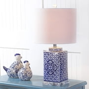 JONATHAN Y Choi 23 Chinoiserie LED Table Lamp, Blue/White, JYL3006A
