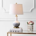 thumbnail image 1 of JONATHAN Y Gradient 25" Ceramic/Brass LED Table Lamp, White/Grey, JYL3019B, 1 of 8