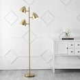 thumbnail image 1 of JONATHAN Y Billy 66.5" 3-Light Modern Contemporary Iron LED Floor Lamp, Brass Gold, JYL3086A, 1 of 6