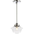 thumbnail image 1 of JONATHAN Y JYL3516B Kurtz 7.25" Adjustable Drop Metal/Glass LED Pendant Contemporary Transitional Dimmable Dining Room Living Room Kitchen Foyer Bedroom Hallway, Chrome, 1 of 15