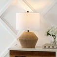 thumbnail image 1 of JONATHAN Y Alma 21.75" Coastal Rustic Iron/Rope LED Table Lamp, Brown, JYL4049A, 1 of 7