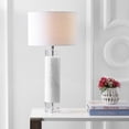 thumbnail image 1 of JONATHAN Y Hunter 32" Marble/Crystal LED Table Lamp, White, JYL5000A, 1 of 6