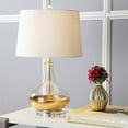 thumbnail image 1 of JONATHAN Y West 24.5" Glass LED Table Lamp, Gold Leaf, JYL5007A, 1 of 6