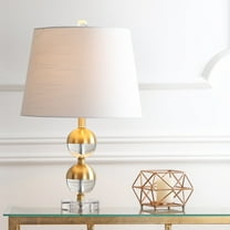 JONATHAN Y Jules 23" Crystal Mini LED Table Lamp, Brass, JYL5019A