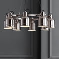thumbnail image 1 of JONATHAN Y Liam 26.5" 8-Light Metal LED Chandelier Chandelier, Nickel, JYL6115A, 1 of 8
