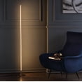 thumbnail image 1 of JONATHAN Y Iris 59.5" LED Integrated Floor Lamp, Gold, JYL7007B, 1 of 9