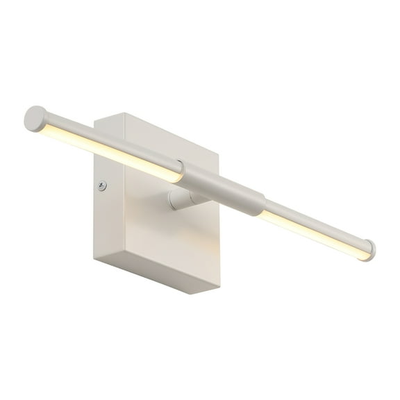 JONATHAN Y Makena 16.25" Modern Minimalist Dimmable Integrated LED Metal Wall Sconce, White