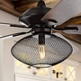 thumbnail image 1 of JONATHAN Y Clift 52" 1-Light Mid-century LED Ceiling Fan With Remote, Oil Rubbed Bronze, 1 of 8
