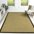 thumbnail image 1 of JONATHAN Y KEATON CUSTOM JUTE 5 x 8 Area Rug, Camden Farmhouse Cottage Border Jute - Natural/Brown, KTN100B-5, 1 of 7
