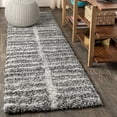 thumbnail image 1 of JONATHAN Y MALIBU SHAG 2 x 8 Runner Rug, Ankara Vintage Medallion - Ivory/Gray, MBS101A-28, 1 of 8