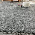thumbnail image 1 of JONATHAN Y MERCER SHAG Mercer Shag Plush Tassel Charcoal 5 ft. x 8 ft. Area Rug (MCR100B-5), 1 of 9
