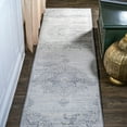 thumbnail image 1 of JONATHAN Y MODERN PERSIAN 2 x 8 Runner Rug, Vintage Moroccan Medallion - Light Gray, MDP103B-28, 1 of 9