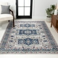 thumbnail image 1 of JONATHAN Y MODERN PERSIAN 5 x 8 Area Rug, Vintage Medallion - Blue/Light Grey, MDP108A-5, 1 of 3