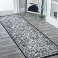 thumbnail image 1 of JONATHAN Y MODERN PERSIAN 2 x 8 Runner Rug, Boho Vintage Trellis - Black/Ivory, MDP205B-28, 1 of 7